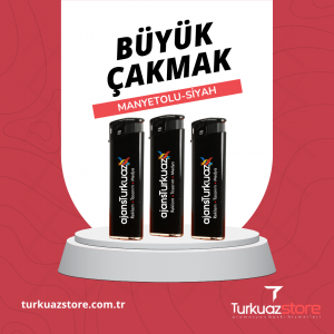 Büyük Manyetolu Siyah Çakmak 